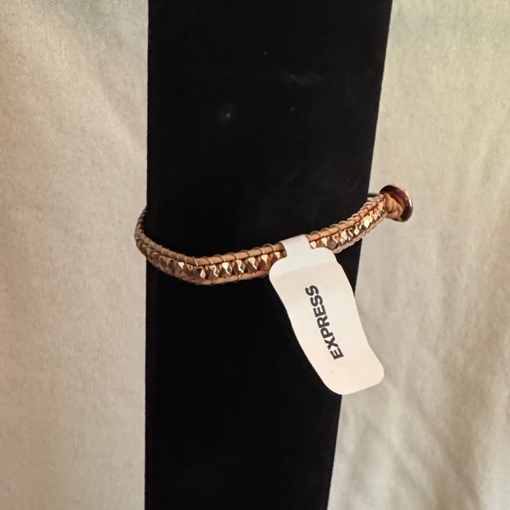 Express Gold Studded Bracelet - Picture 2 of 2
